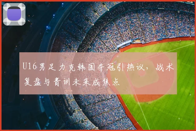 U16男足力克韩国夺冠引热议，战术复盘与青训未来成焦点
